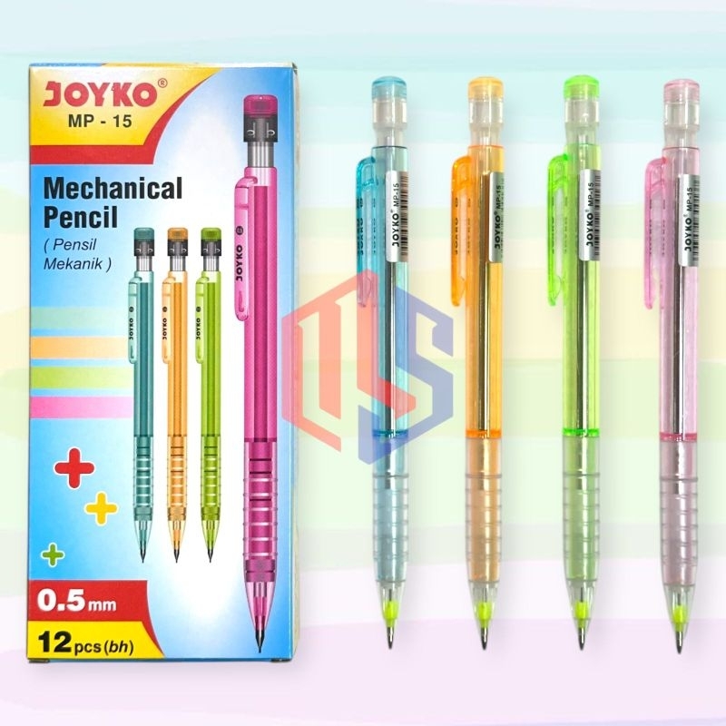 

Pensil Mekanik / Mechanical Pencil MP-15 Joyko 0.5 mm (pack)