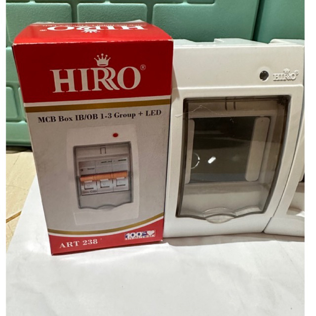 HIRO Box MCB 3 GROUP / Kotak MCB 3Group HIRO 1-3 Group/Fase With LED SNI