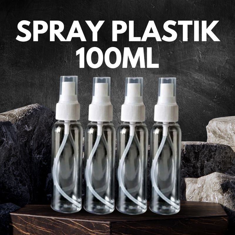 Spray Plastik 100 ml - Botol Parfum - Botol Spray Plastik - Satuan