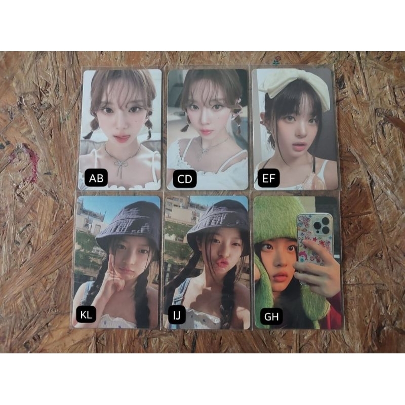 [READY] PHOTOCARD OFFICIAL WINMEL, HANPIT, HANNI IPHONE, HANNI BUCKET [BACA DESKRIPSI]