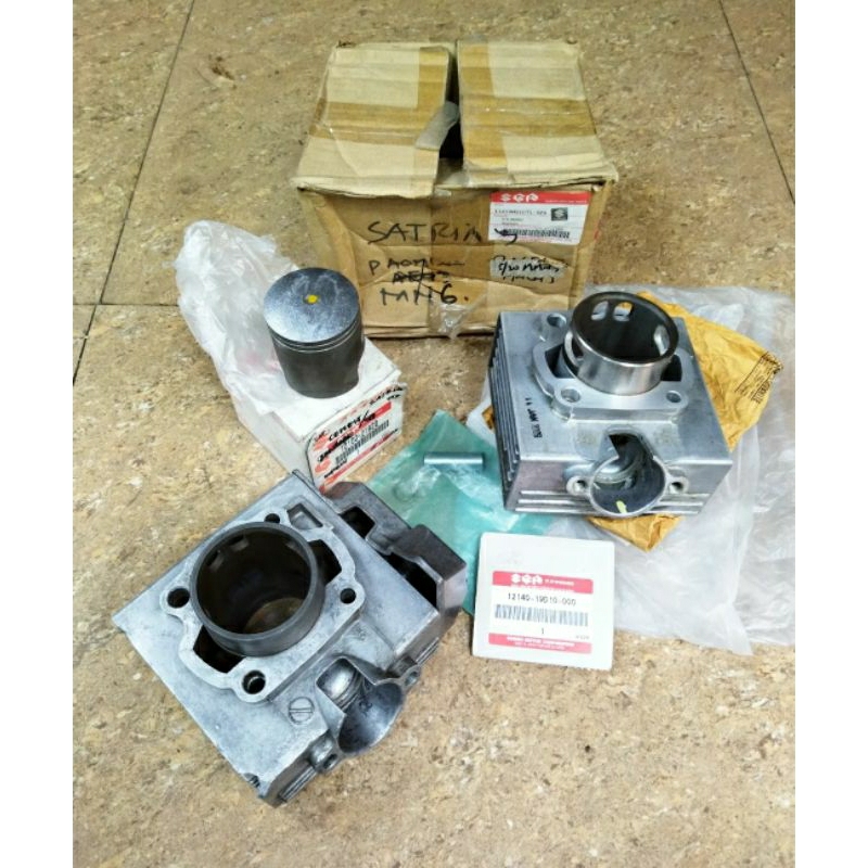 Cylinder Block Satria 2tak 2 tak Lumba Hiu Original SGP