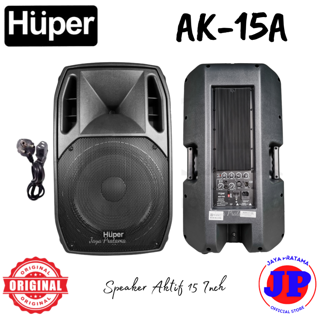 Huper AK15A Speaker Aktif 15 Inch Original AK-15A
