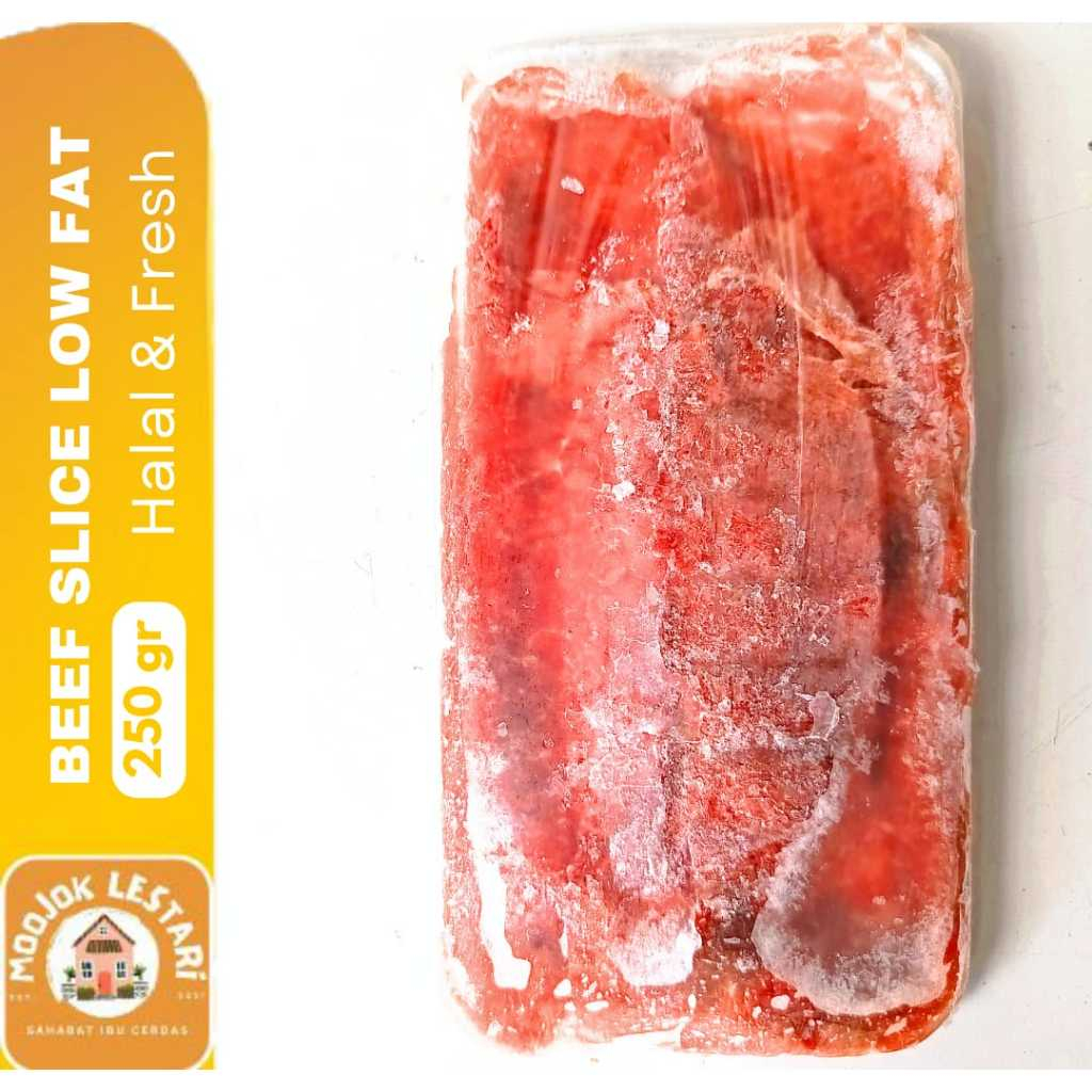 

Daging sapi slice LOW FAT MIX 250gr barbeque Teriyaki Halal Impor