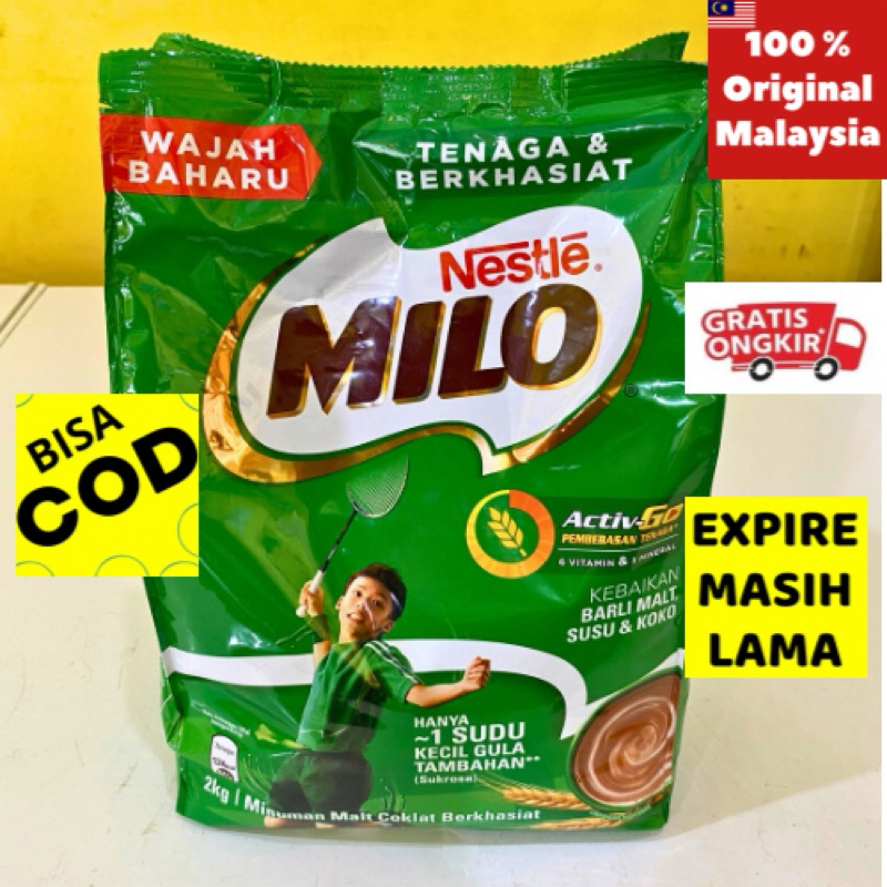 

MILO ORIGINAL 1,8 Kg / MILO NEGARA TETANGGA / MILO ASLI