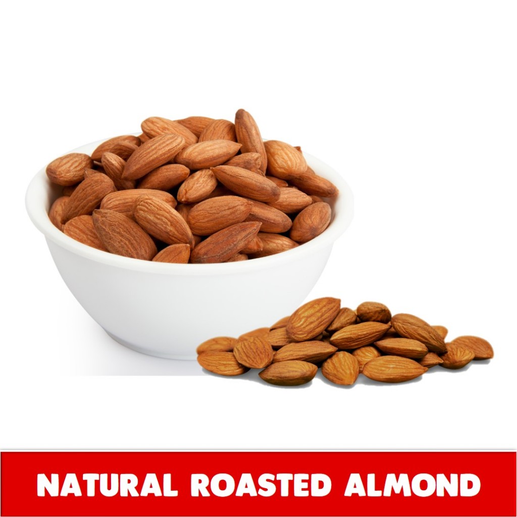 

Roasted Almond - Natural Almond - Kacang Almond Panggang - Mentah 100gr/ 250gr