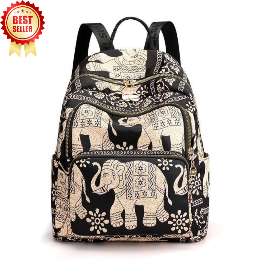Tas Chibao Ransel Original motif gajah 3097#
