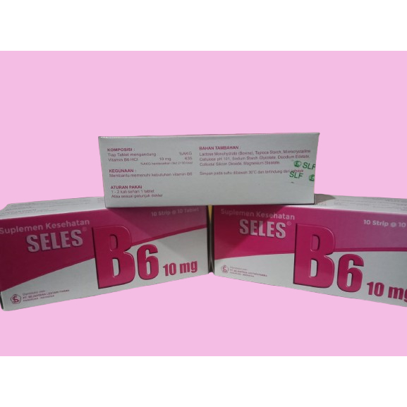 VITAMIN B6 10MG MERK SEJAHTERA