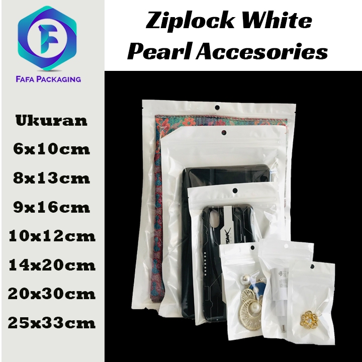 

PLASTIK KEMASAN SACHET SASET PEARL WHITE ZIPLOCK PREMIUM QUALITY DAN HARGA MURAH SATUAN MURAH BISA GROSIR