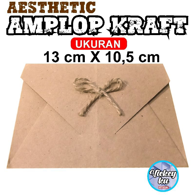 

Amplop aesthetic Kraft 13 cm x 10,5cm/angpau/amplop lebaran 2025 unik