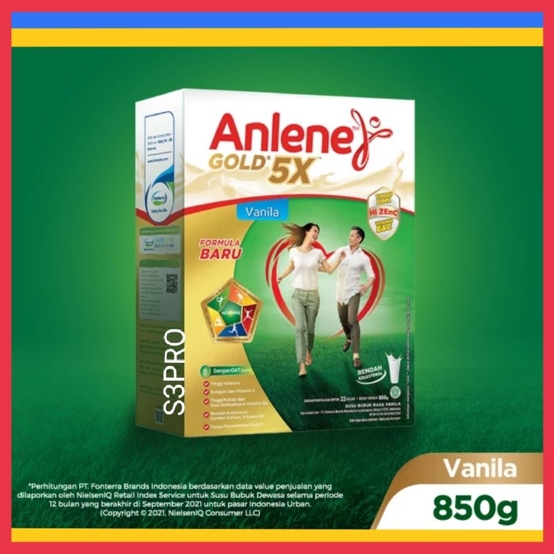 

Anlene Gold 5X Vanila 850 gram dulu Anlene Gold Plus