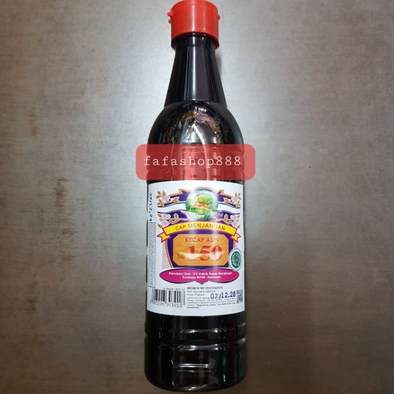 

Kecap asin 150 cap Menjangan 600ml
