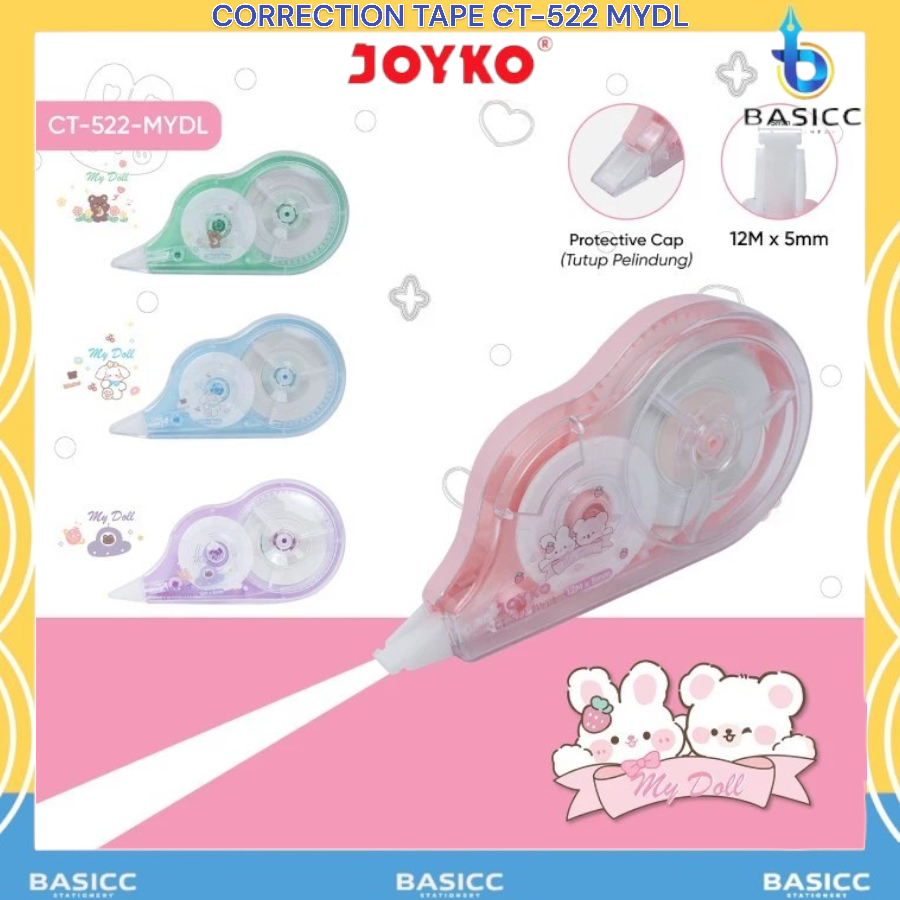 

Joyko Correction Tape Pita Koreksi CT-522-MYDL | @1Pcs