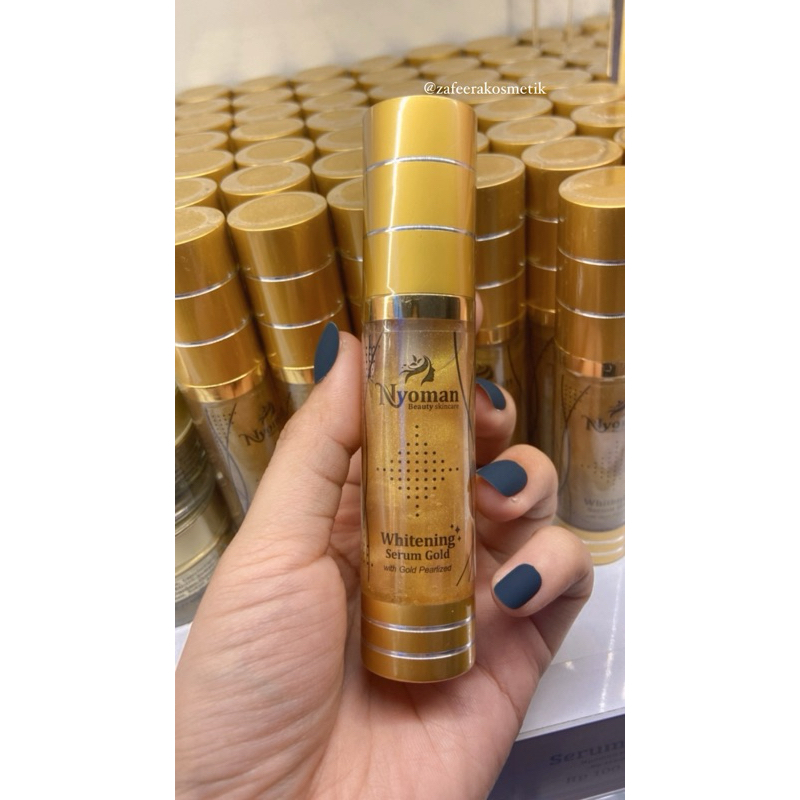 Whitening serum gold by nyoman beauty skincare | serum glowing strong | serum flek | serum ampuh fle