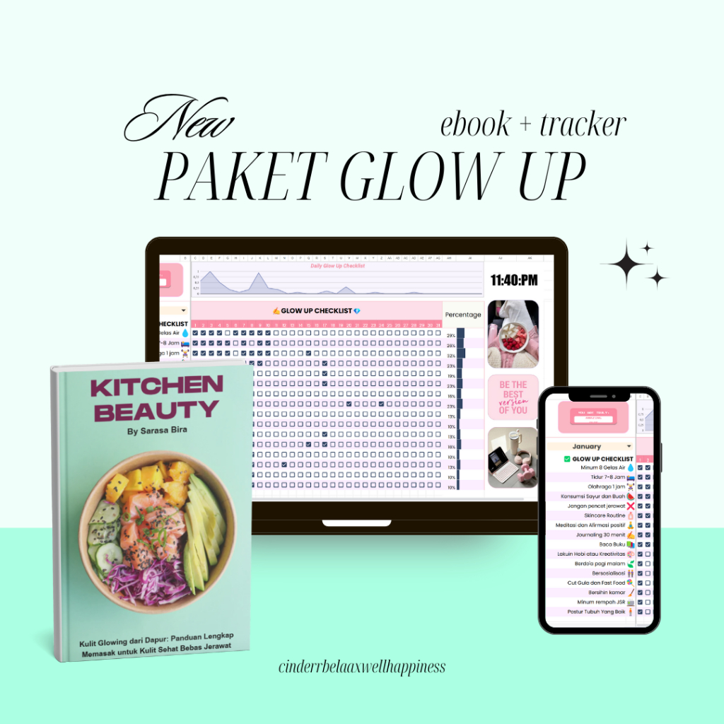 TERLARIS 500++ SOLD Glow Up Tracker & Recipes for Beauty