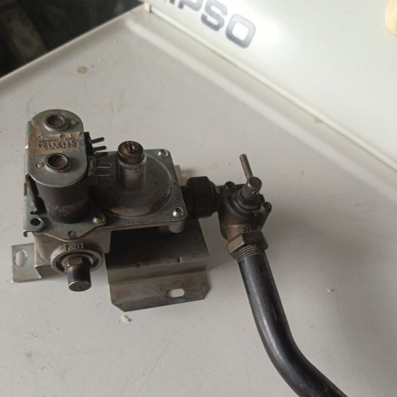 gas valve set dryer ipso speedqueen seken cabutan