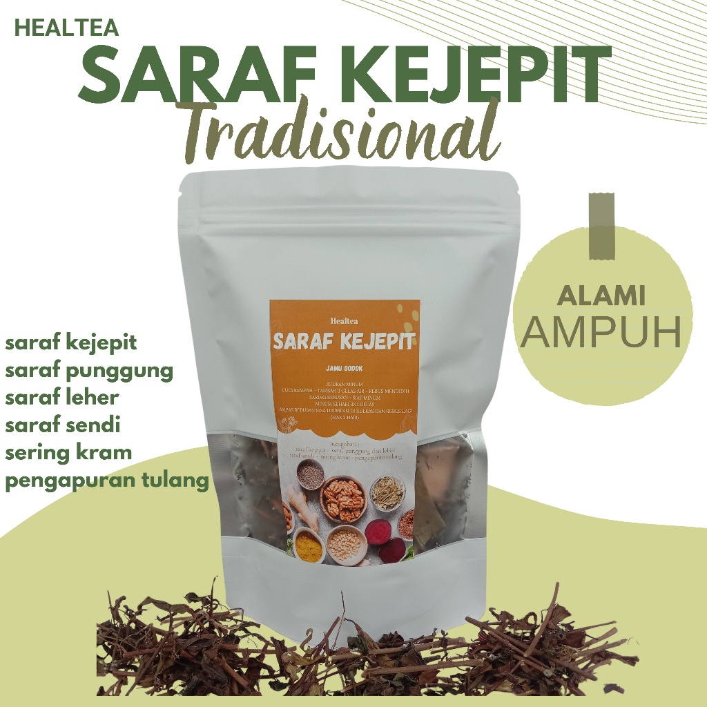 

SARAF KEJEPIT jamu godok tradisional rempah herbal alami