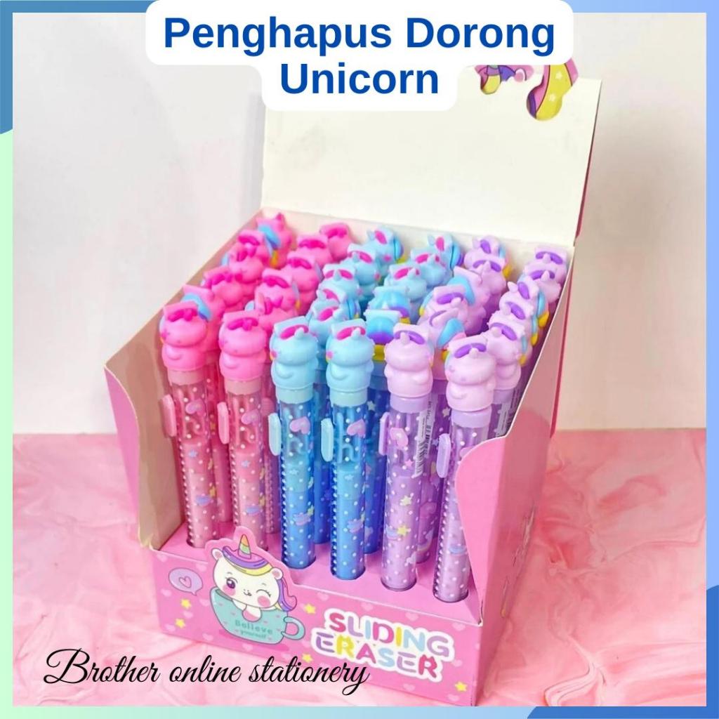 

BOS Penghapus Pensil Dorong / Penghapus Sliding / Penghapus Pensil