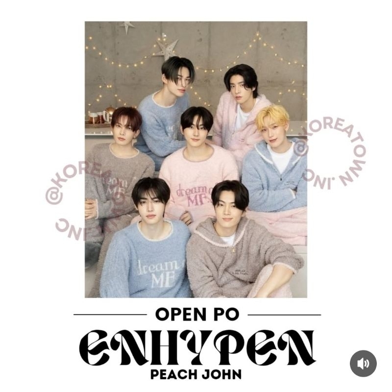 PELUNASAN | ENHYPEN PEACH JOHN