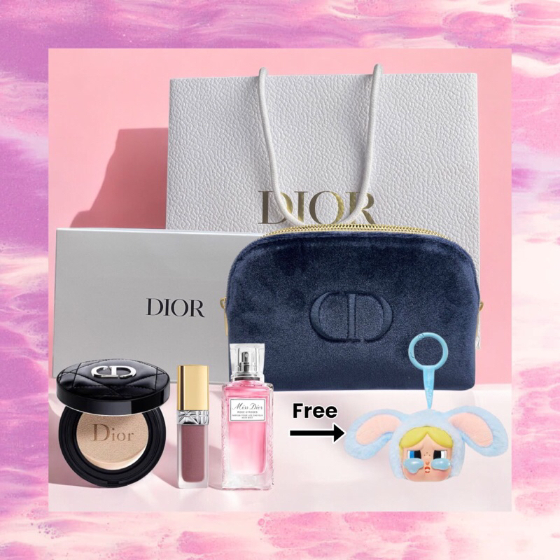 

Dior Gift Set Kosemetik Full Size Isi 4 Item + Pouch & Paper Bag