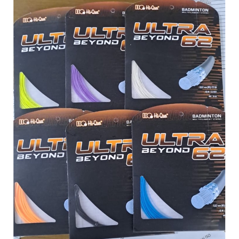Senar Badminton Hi-Qua Ultra Beyond 62 / Senar Hiqua Ultra Beyond 62