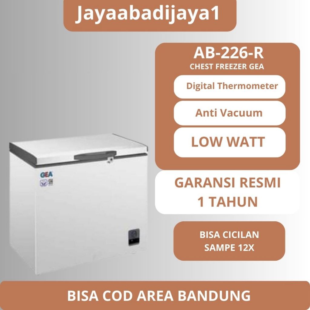Chest Freezer GEA AB-226-R / AB-208-R Freezer Box GEA Ab226R Ab208R