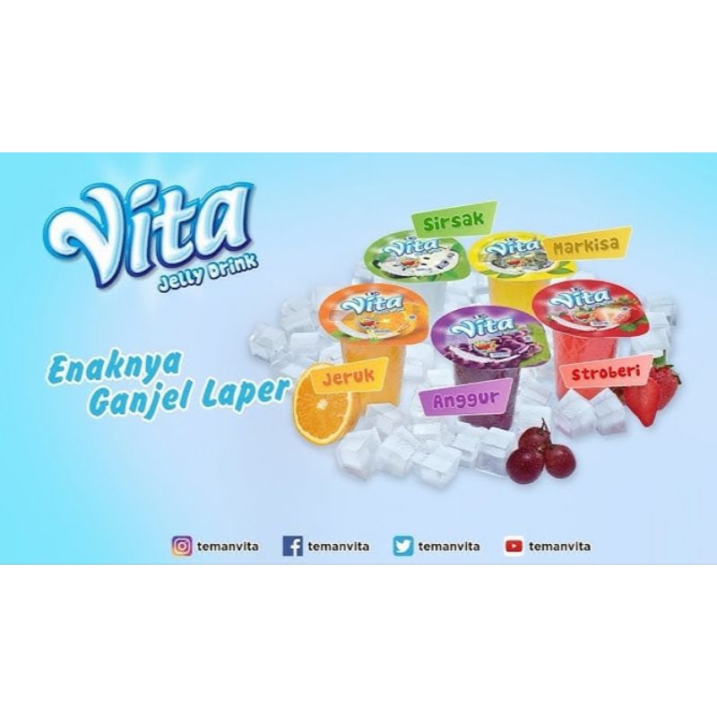 

VITA JELLY minuman jelly rasah buah 150 ML [ 1 pcs ]