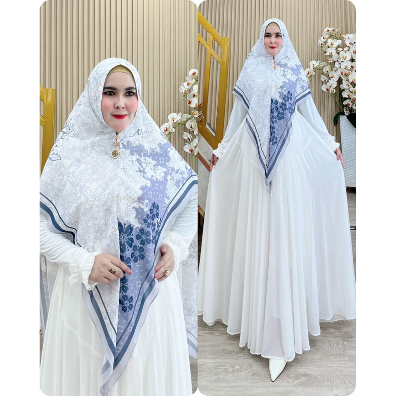 baju syari set hijab AFIFA SERIES#baju lebaran#gamis terbaru#baju pesta#seragaman pesta#ceruty baby 