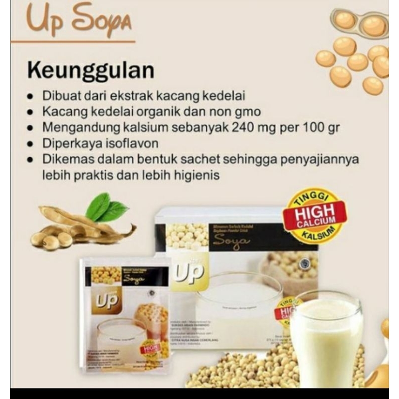 

CNI Up Soya (susu kedelai asli dari cni) isi 15 saschet/box