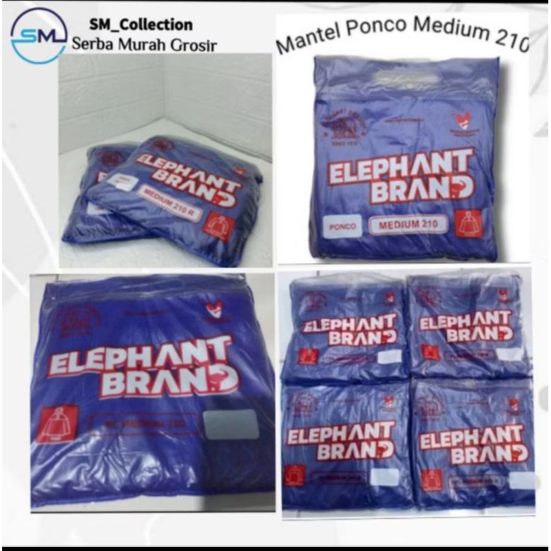 jas hujan/jas hujan medium/jas hujan elephant brand 026308