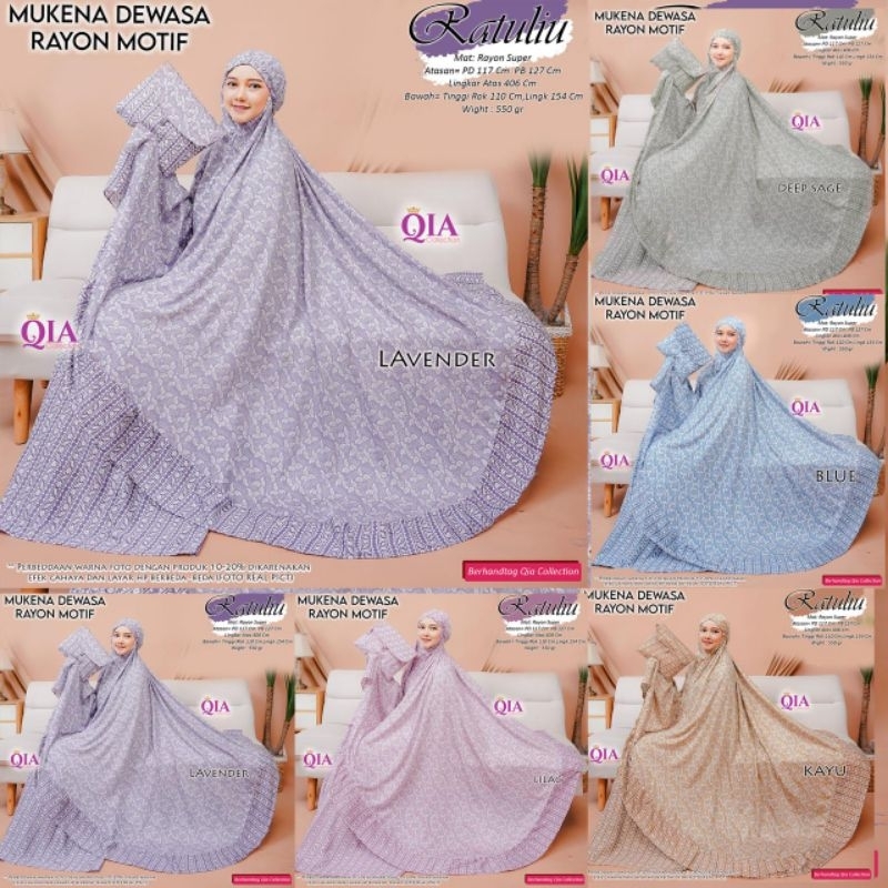 Mukena Dewasa Motif by QIA Collection