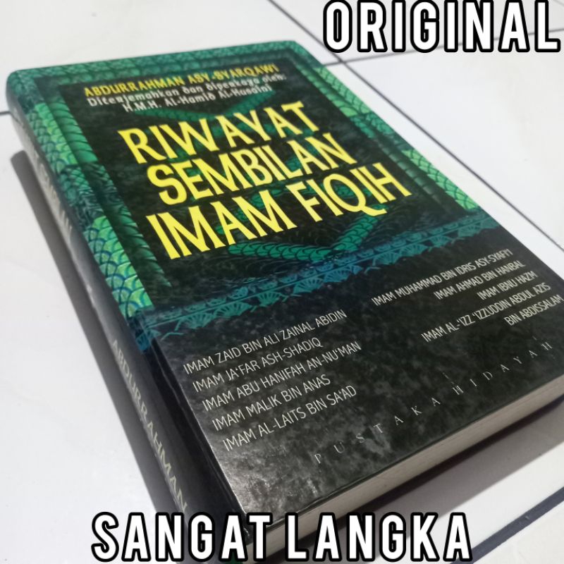 ORI LANGKA riwayat sembilan imam fiqih asy syarqawi 9 imam fikih hamid husaini