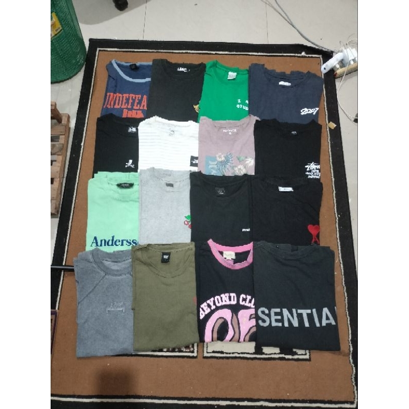 Borongan Kaos Full Brand 20pcs