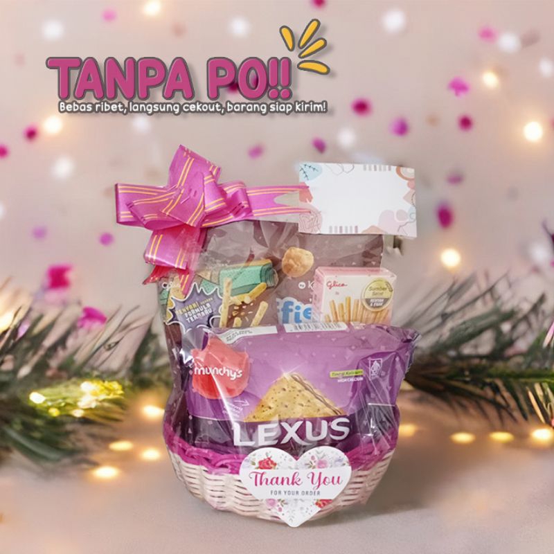 

PARCEL SNACK PREMIUM/GIFT SERBAGUNA/PARCEL SERBAGUNA[free blank card]