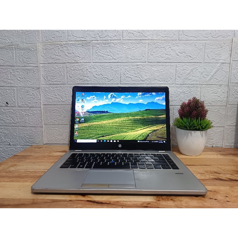 Laptop Pakai SSD.Laptop Hp EliteBook Folio 9470M,Intel Core i5,Ram 4,Ssd 128Gb.Body 80%&No Minus