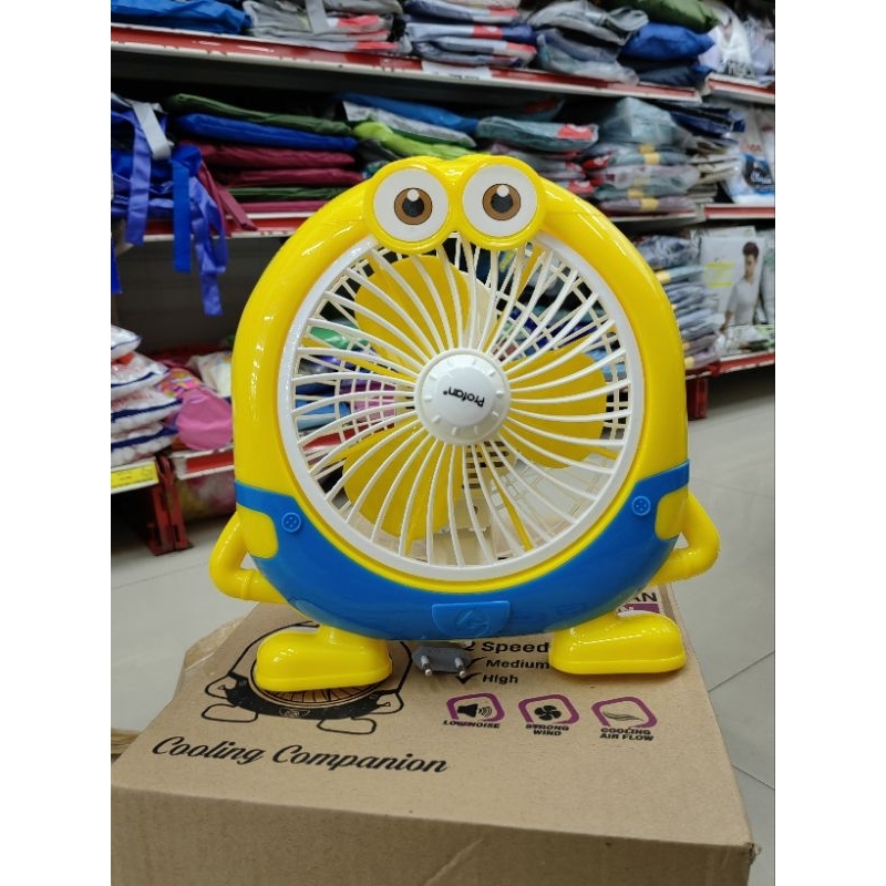 Kipas Angin Karakter Minion Yellow