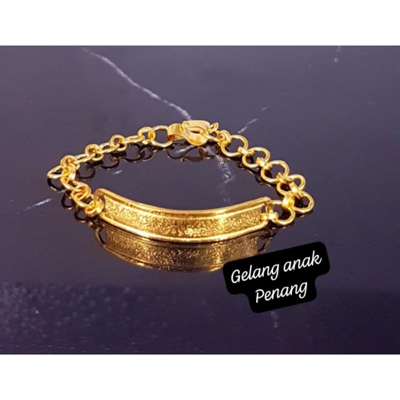 GELANG RANTAI GOLD PLATED ANAK