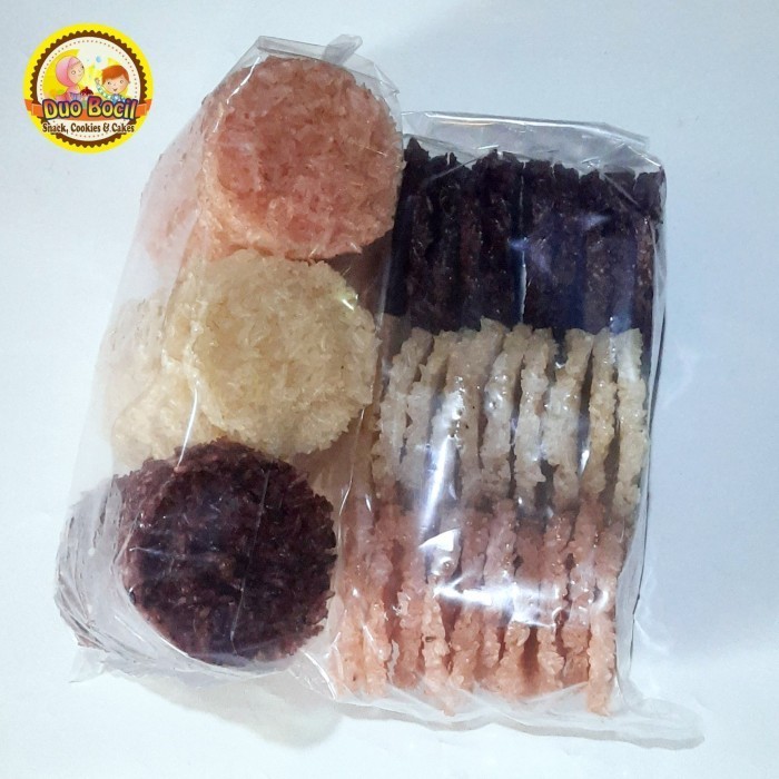 

Rengginang Kombinasi 3 Rasa (isi 30 pcs) Asli Bogor - Duo Bocil Snack