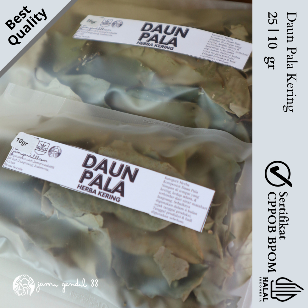 

Daun Pala Kering - Herba Kering by Jamu Gendul 88 Kualitas Premium