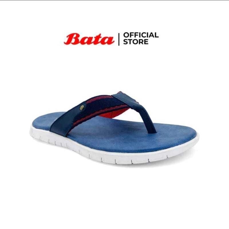 Bata Sandal Pria Slip On Salvador Blue

