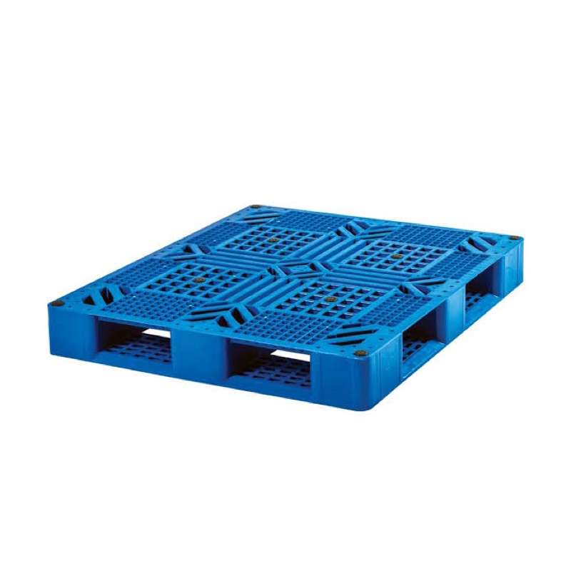 

Palet Plastik Berkwalitas Ukuran 108x108x13 Warna Biru