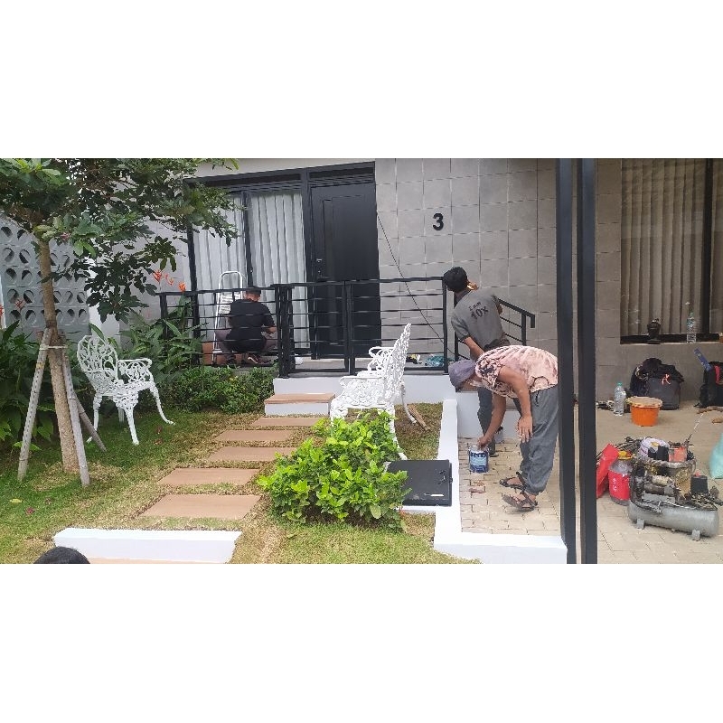 pagar balkon besi minimalis