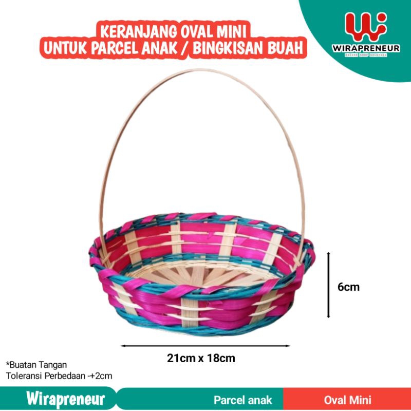 Keranjang Parcel Mini / Keranjang Parcel Antik / Keranjang Tradisional / Keranjang Anak