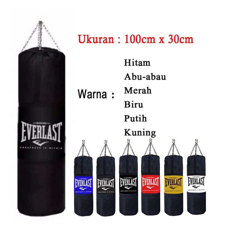 Samsak Tinju Tanpa isi 100cm-Samsak Gantung-Alat Olahraga Beladiri Muaythai Boxing