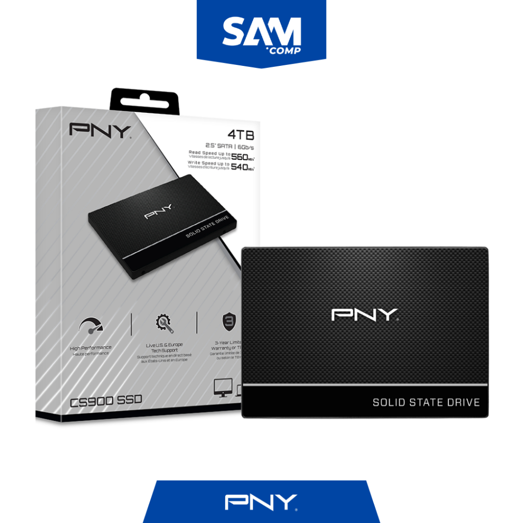 SSD PNY CS900 4TB SSD 2.5 inch SATA III 6Gb/s