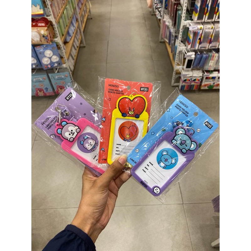 

Miniso x BT21 card holder lanyard / kalung id card / bts kpop lovers / stationary / id card anak