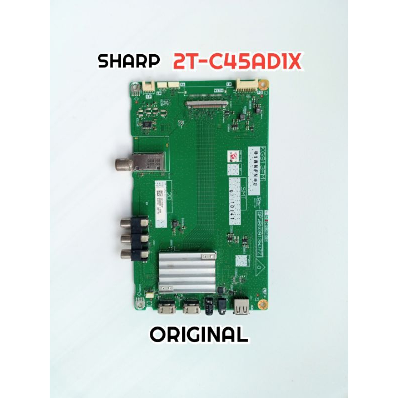 MAINBOARD TV LED SHARP 2T-C45AD1X 45inch