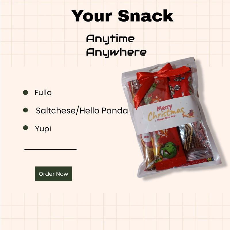

Snack mini gift/hampers free ucapan custom