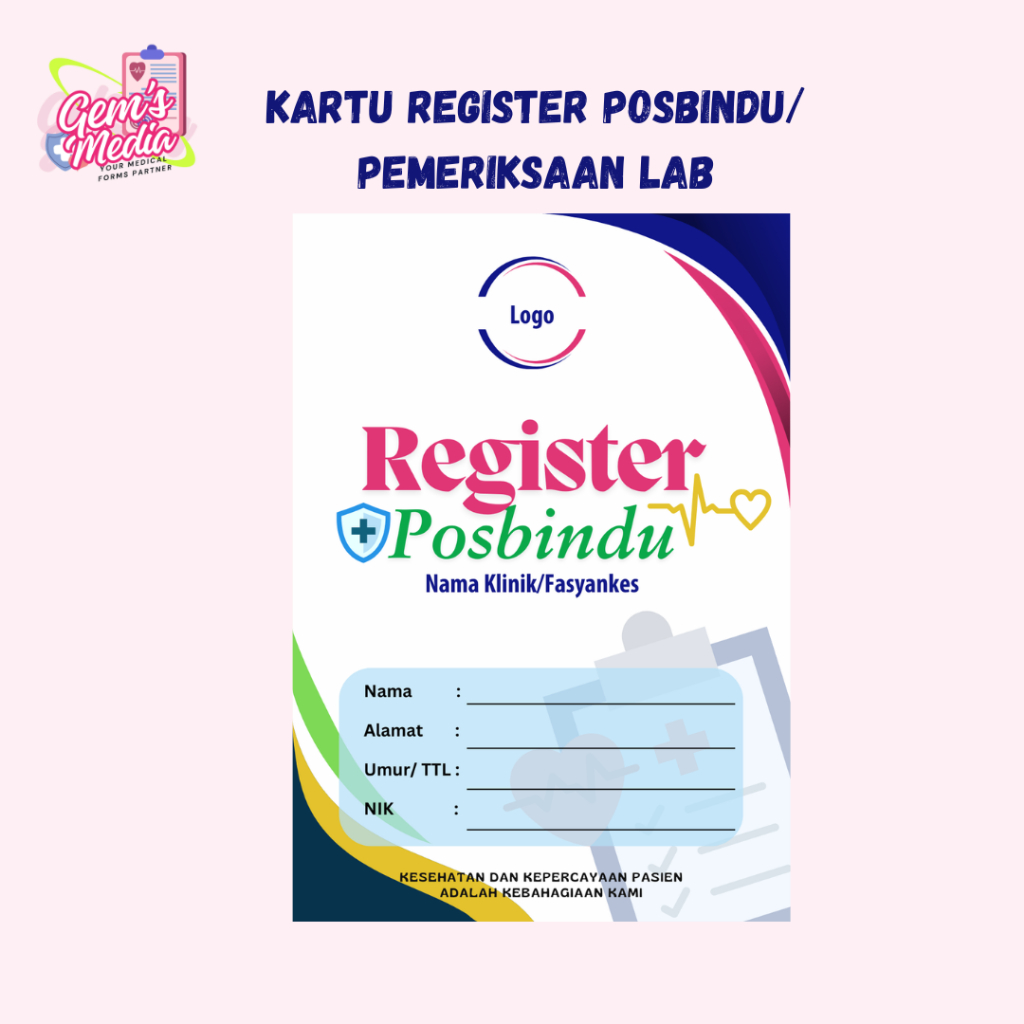 

KARTU REGISTER POSBINDU, KARTU PEMERIKSAAN KOLESTEROL ASAM URAT GULA, KARTU MEMBER PROLANIS, KARTU LAB