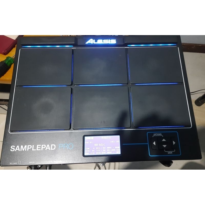 drumpad drum pad alesis samplepad pro 8 mulus