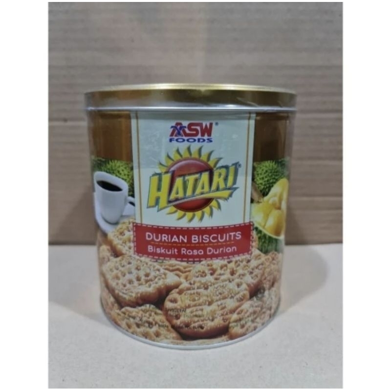 

Asw Food Hatari Biskuit Rasa Durian 325 gr / Biskuit Asw Hatari
